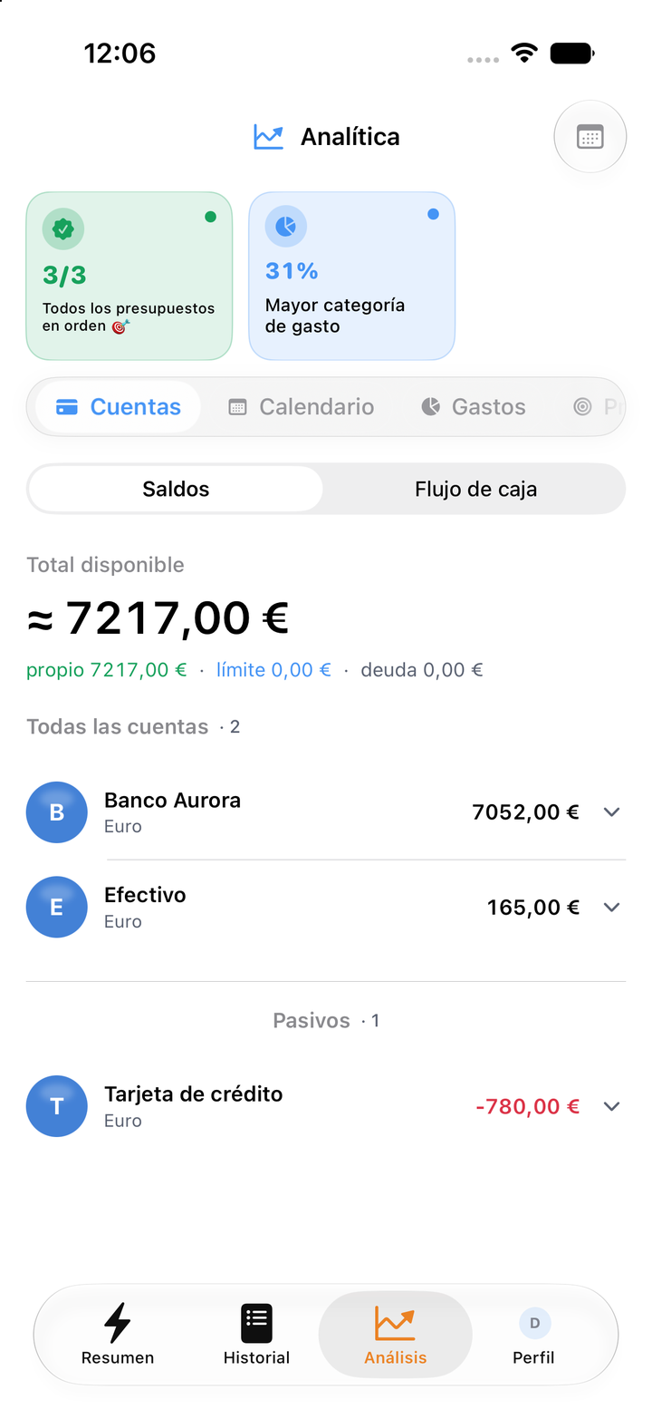 Saldos y deudas